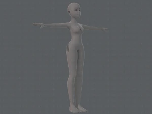 base mesh woman 19 3D Model