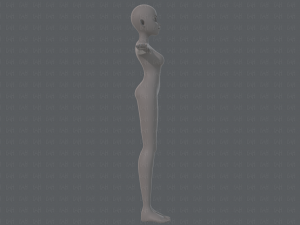 base mesh woman 19 Modelo 3D