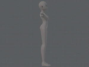 base mesh woman 19 3D Model