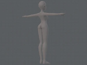 base mesh woman 19 3D Model