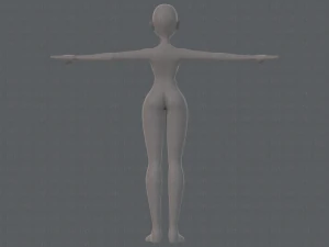 base mesh woman 19 3D Model
