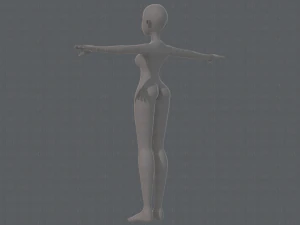 base mesh woman 19 3D Model