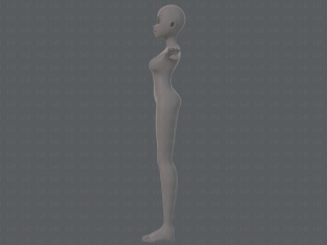 base mesh woman 19 Modelo 3D