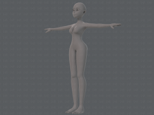 base mesh woman 19 Modelo 3D