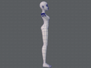 base mesh woman 19 Modelo 3D