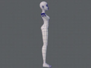 base mesh woman 19 3D Model
