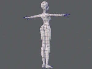 base mesh woman 19 3D Model