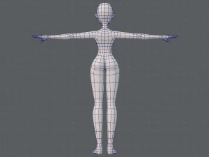 base mesh woman 19 3D Model