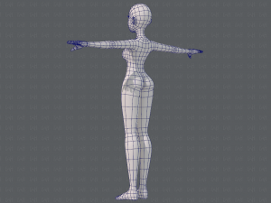 base mesh woman 19 Modelo 3D