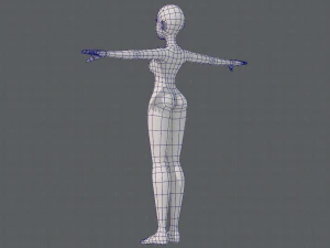 base mesh woman 19 3D Model