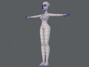 base mesh woman 19 3D Model