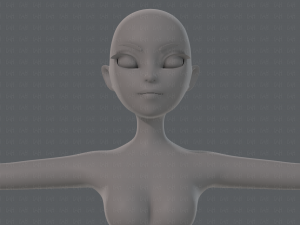 base mesh woman 19 Modelo 3D