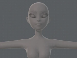 base mesh woman 19 3D Model