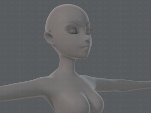 base mesh woman 19 Modelo 3D