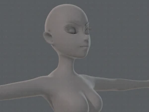 base mesh woman 19 3D Model