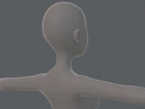 base mesh woman 19 3D Model