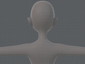 base mesh woman 19 3D Model
