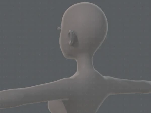 base mesh woman 19 3D Model