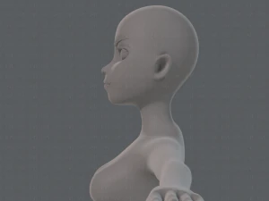 base mesh woman 19 3D Model
