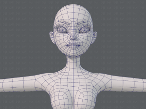 base mesh woman 19 Modelo 3D