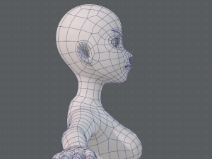 base mesh woman 19 Modelo 3D