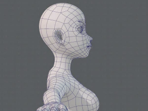 base mesh woman 19 3D Model