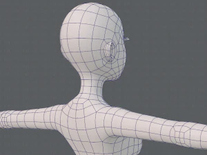 base mesh woman 19 3D Model