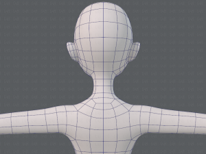 base mesh woman 19 Modelo 3D