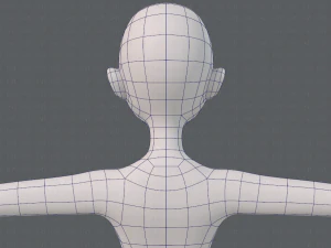 base mesh woman 19 3D Model