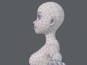 base mesh woman 19 3D Model