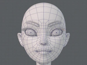 base mesh woman 19 3D Model