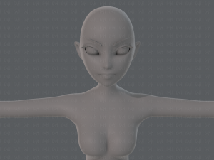 base mesh woman 19 Modelo 3D