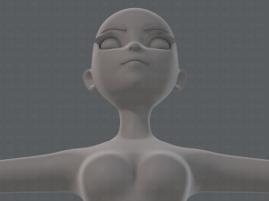 base mesh woman 19 Modelo 3D