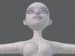 base mesh woman 19 3D Model