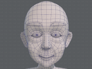 base mesh old man character v07 Modello 3D