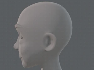 personaggio vecchio mesh base v07 Modello 3D