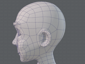 base mesh old man character v07 Modello 3D