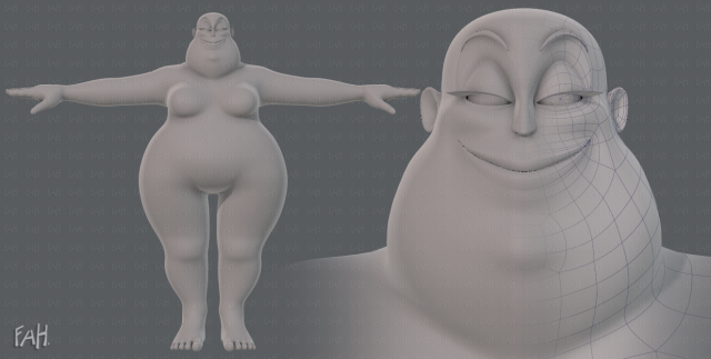 base mesh woman 20 3D Model .c4d .max .obj .3ds .fbx .stl .blend 