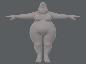 base mesh woman 20 3D Model
