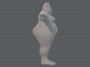 base mesh woman 20 3D Model