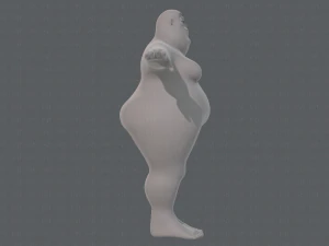 base mesh woman 20 3D Model