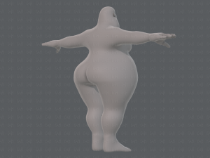 base mesh woman 20 3D Model