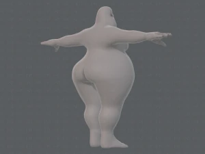 base mesh woman 20 3D Model