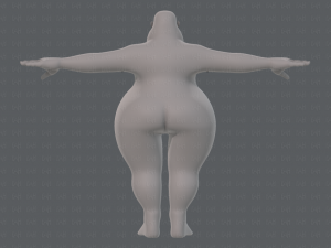 base mesh woman 20 3D Model