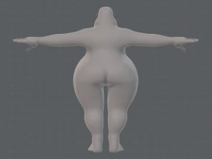 base mesh woman 20 3D Model