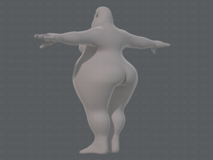 base mesh woman 20 3D Model