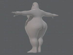 base mesh woman 20 3D Model