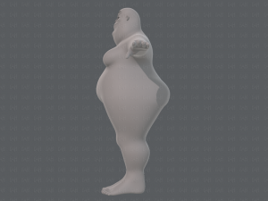 base mesh woman 20 3D Model