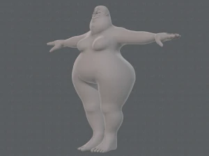 base mesh woman 20 3D Model