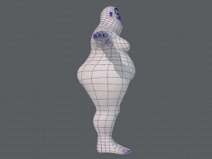 base mesh woman 20 3D Model